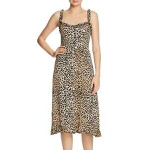 Faithfull the Brand animal print dress, size 6